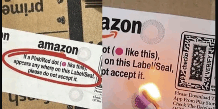 Amazon Warns Customers: Don’t Open Parcels With Red or Pink Dot, Possible Tampering Alert